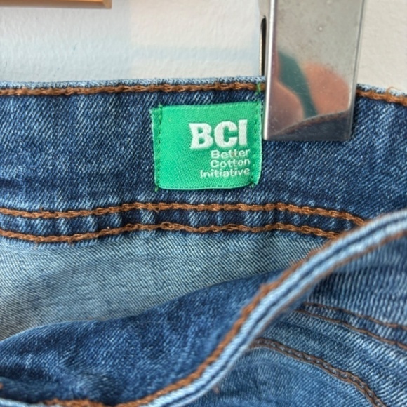 Free Planet Men's Sustainable Denim Slim Straight Leg Blue Jeans, 33 x 32 - Picture 7 of 10